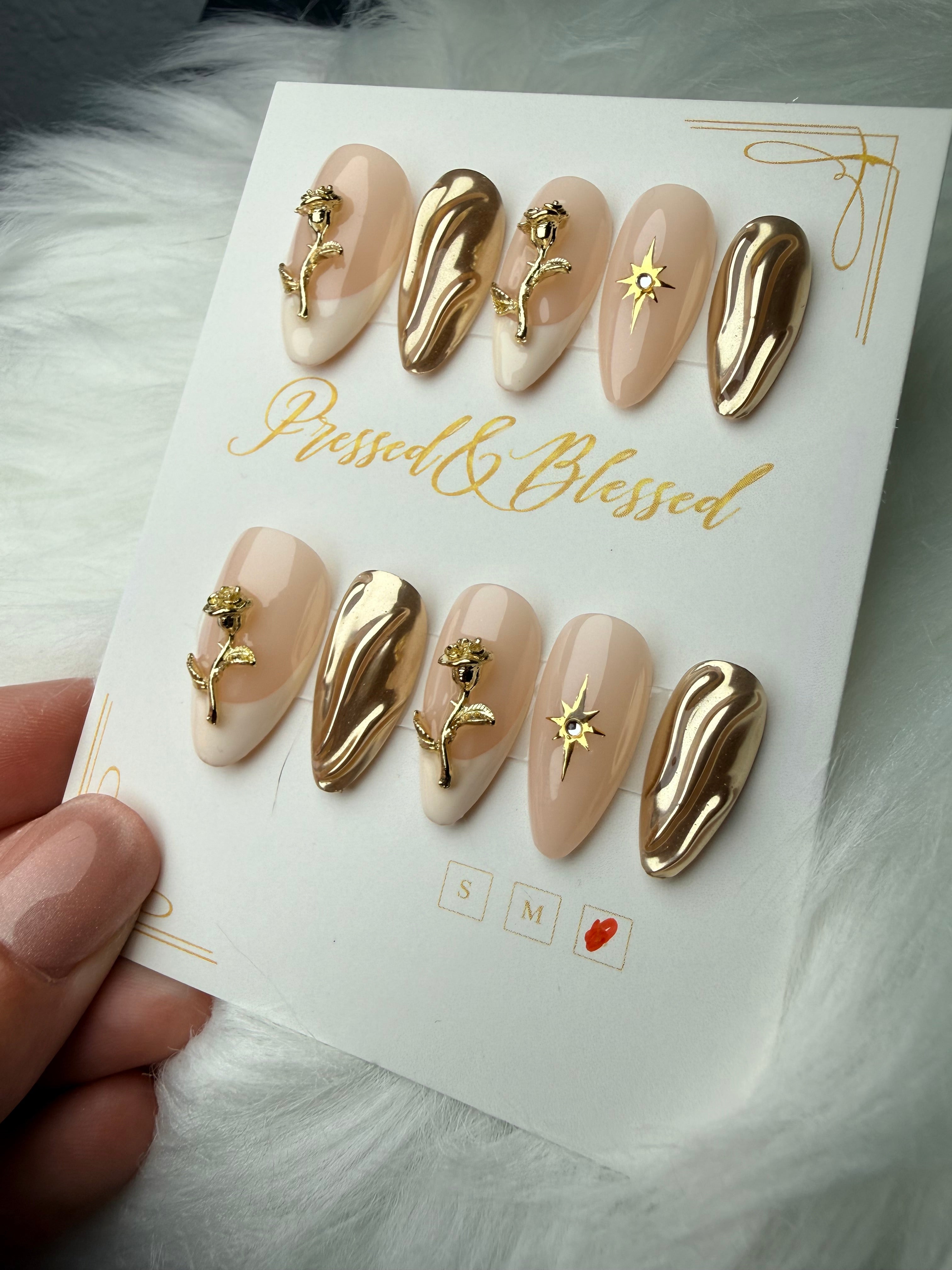 010 Belle - Luxury Press-On Nails
