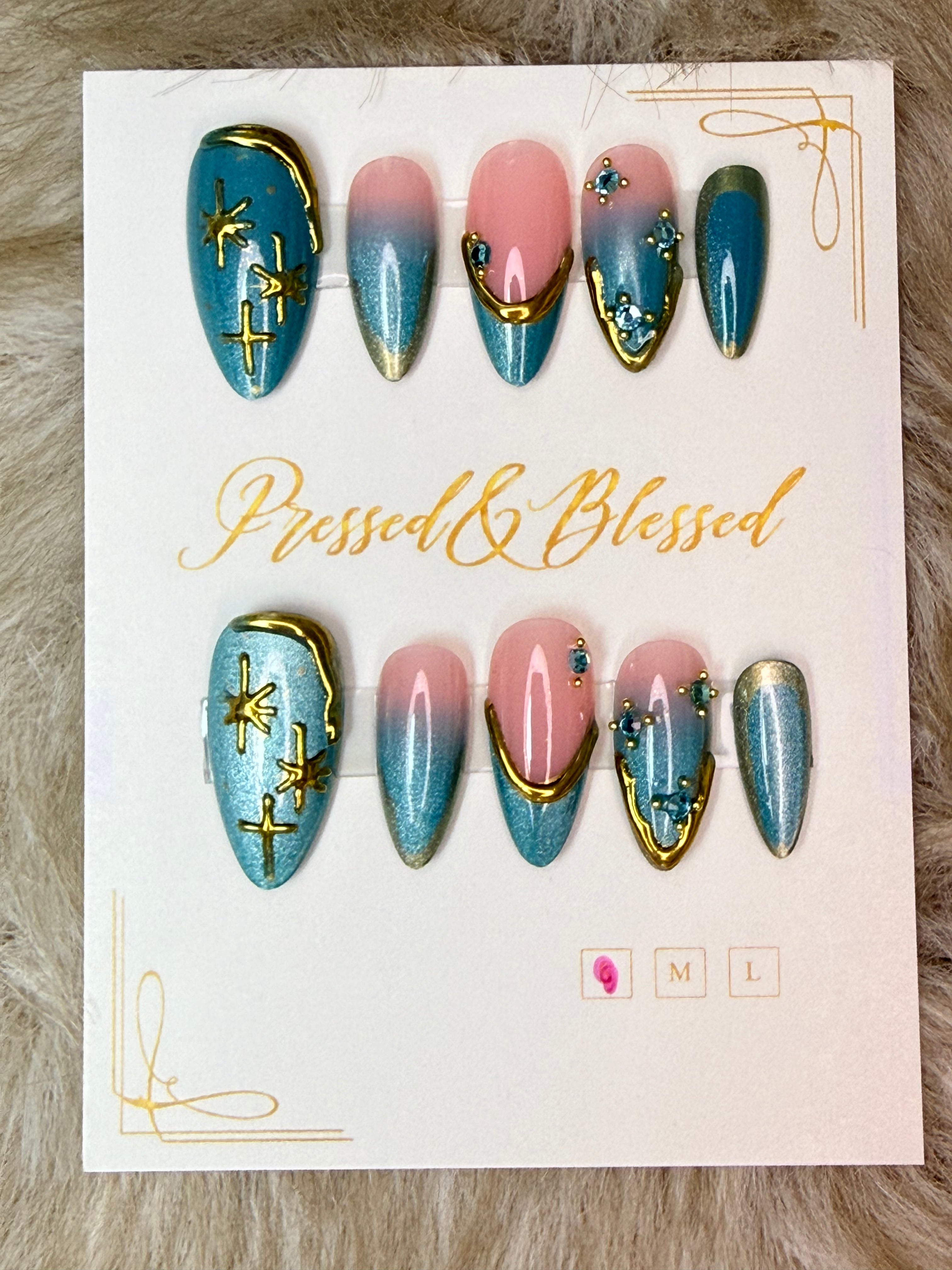 166 Moonlit Mirage - Press-On Nails