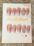 160 Rose Water Shimmer - Press-On Nails