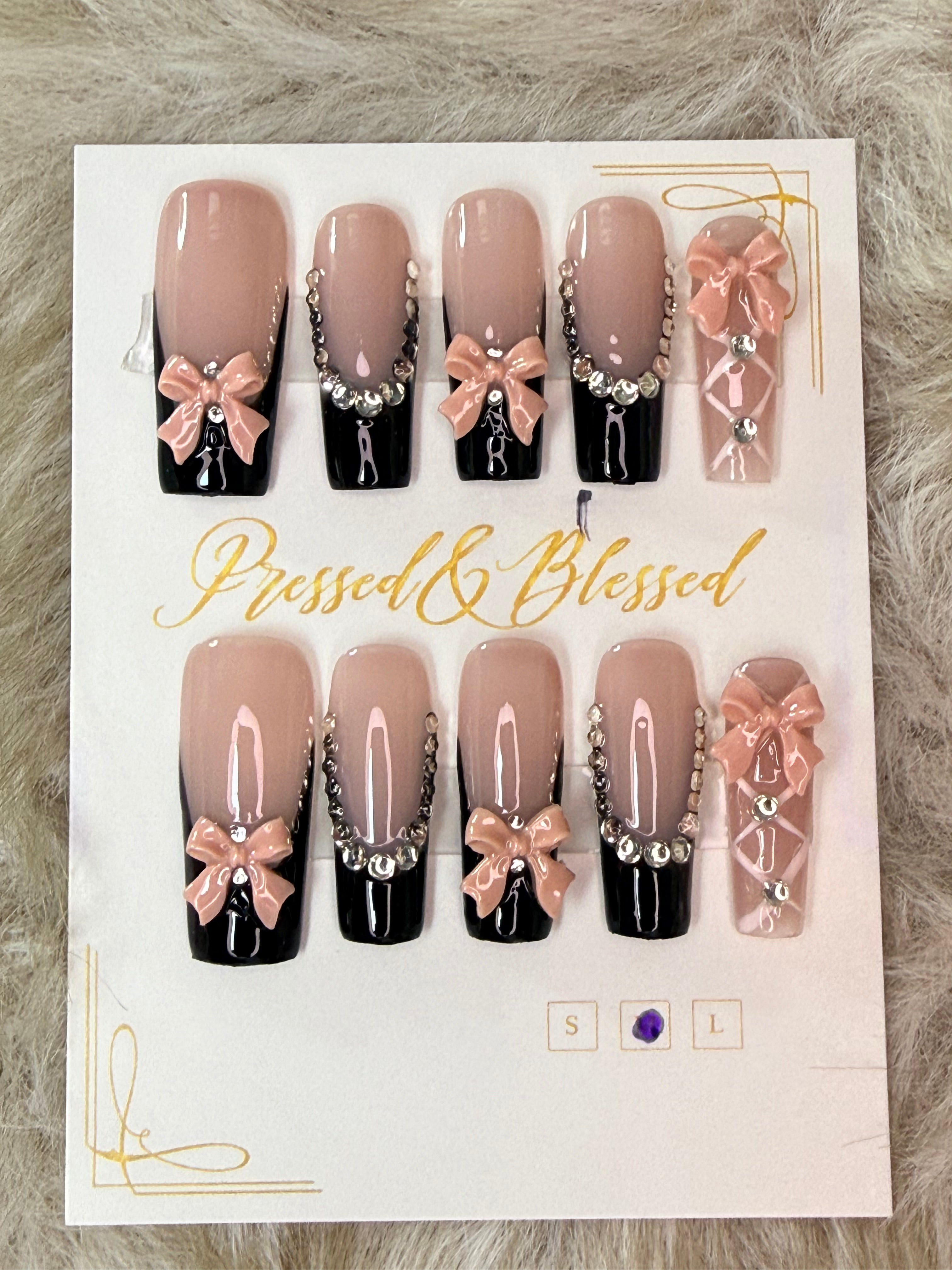 155 Pas de Deux - Luxury Press-On Nails