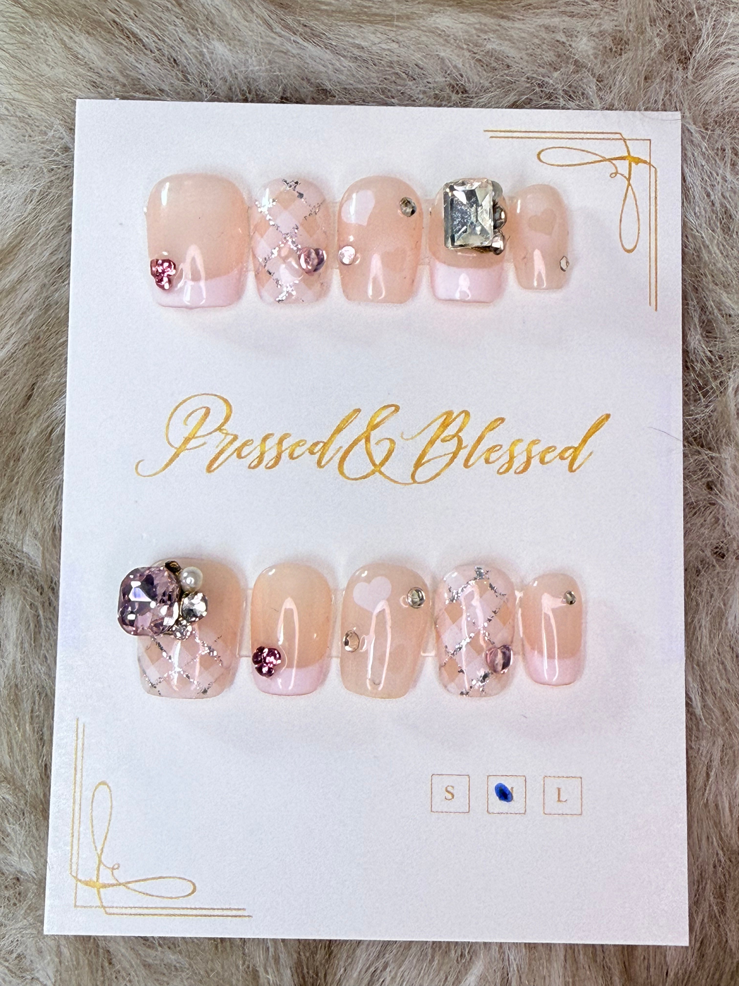 152 The Pink Ledger - Luxury Press-On Nails