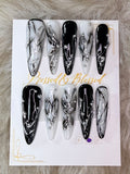 151 Valyrian Veins - Luxury Press-On Nails