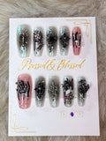 149 Chrome Confessional - Luxury Press-On Nails