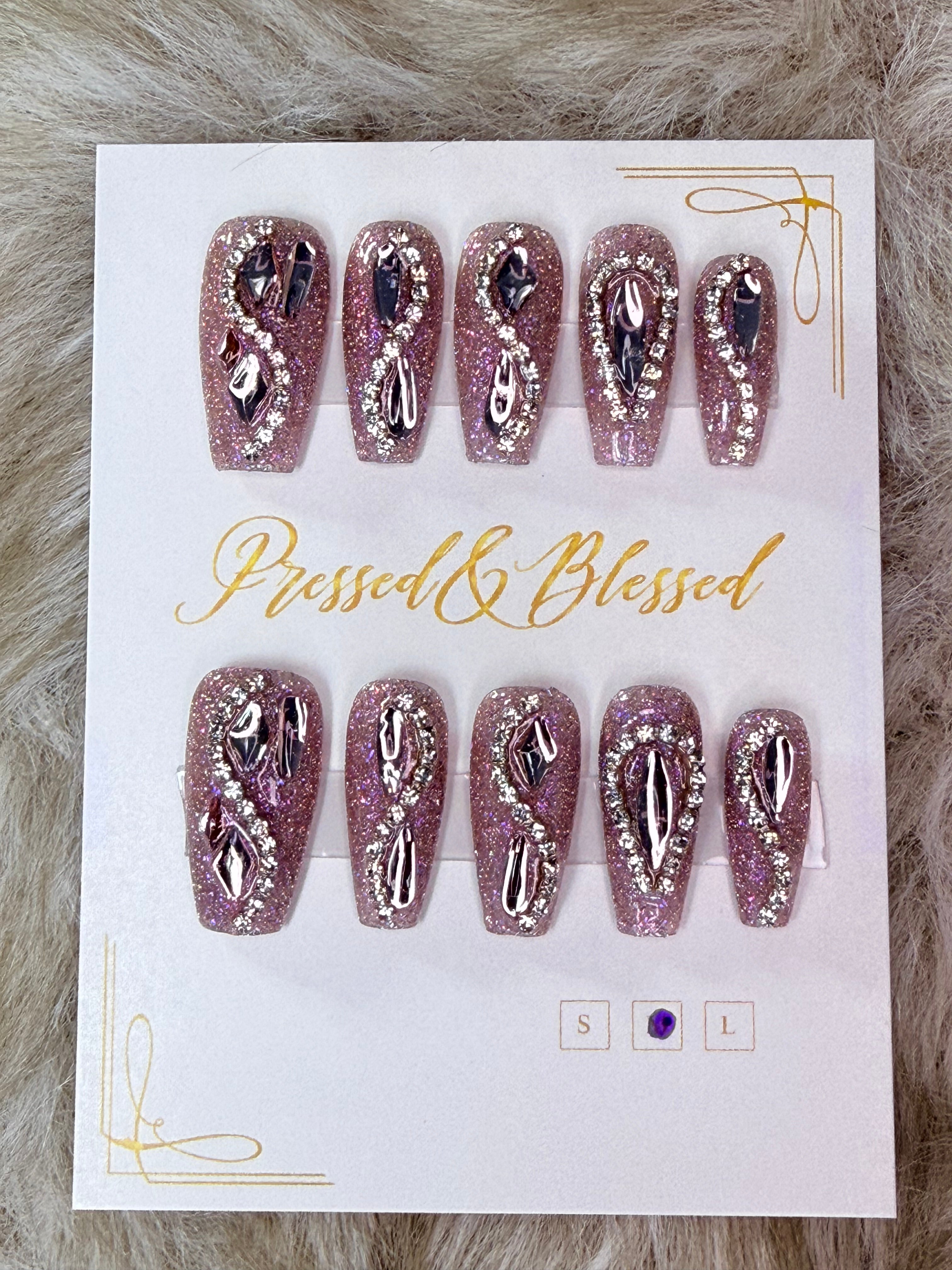 147 Pink Privilege - Luxury Press-On Nails