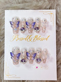 128 Enchanted Amethyst Affair - Luxury Press-On Nails