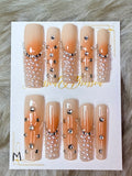 095 Champaigne Pearlfection - Luxury Press-On Nails