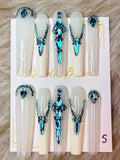 079 Ethereal Ice Queen - Luxury Press-On Nails