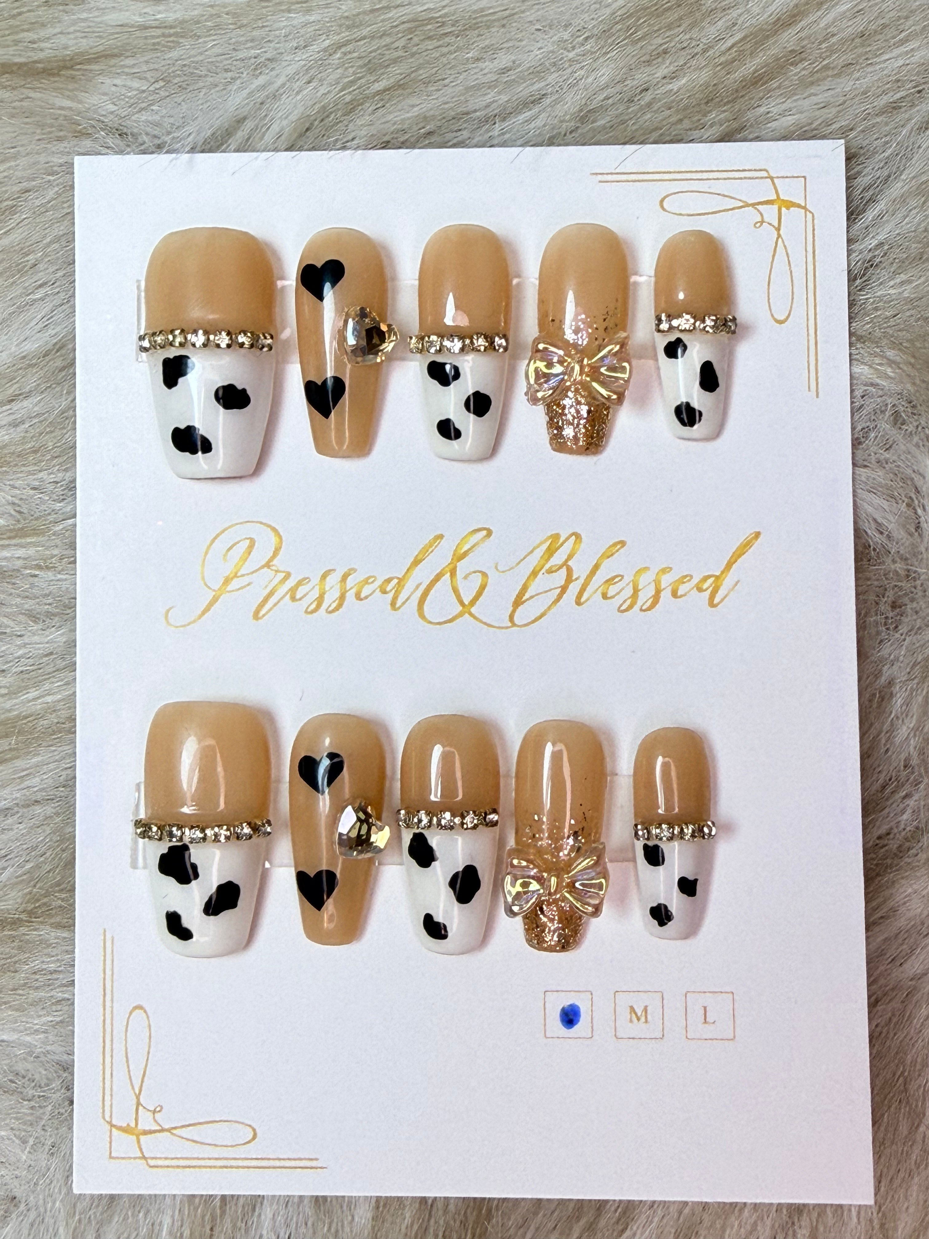 092 High-Class Heifer - Luxury Press-On Nails