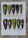 054 Byzantine Beauty - Luxury Press-On Nails