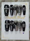 065 Midnight Covenant - Luxury Press-On Nails