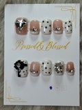113 Pretty, Petty, & Polka Dots- Luxury Press-On Nails