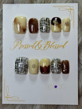 115 Mocha Money - Luxury Press-On Nails
