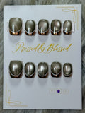 114 Chrome Authority - Luxury Press-On Nails