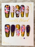 070 Crown Jewel Garden - Luxury Press-On Nails