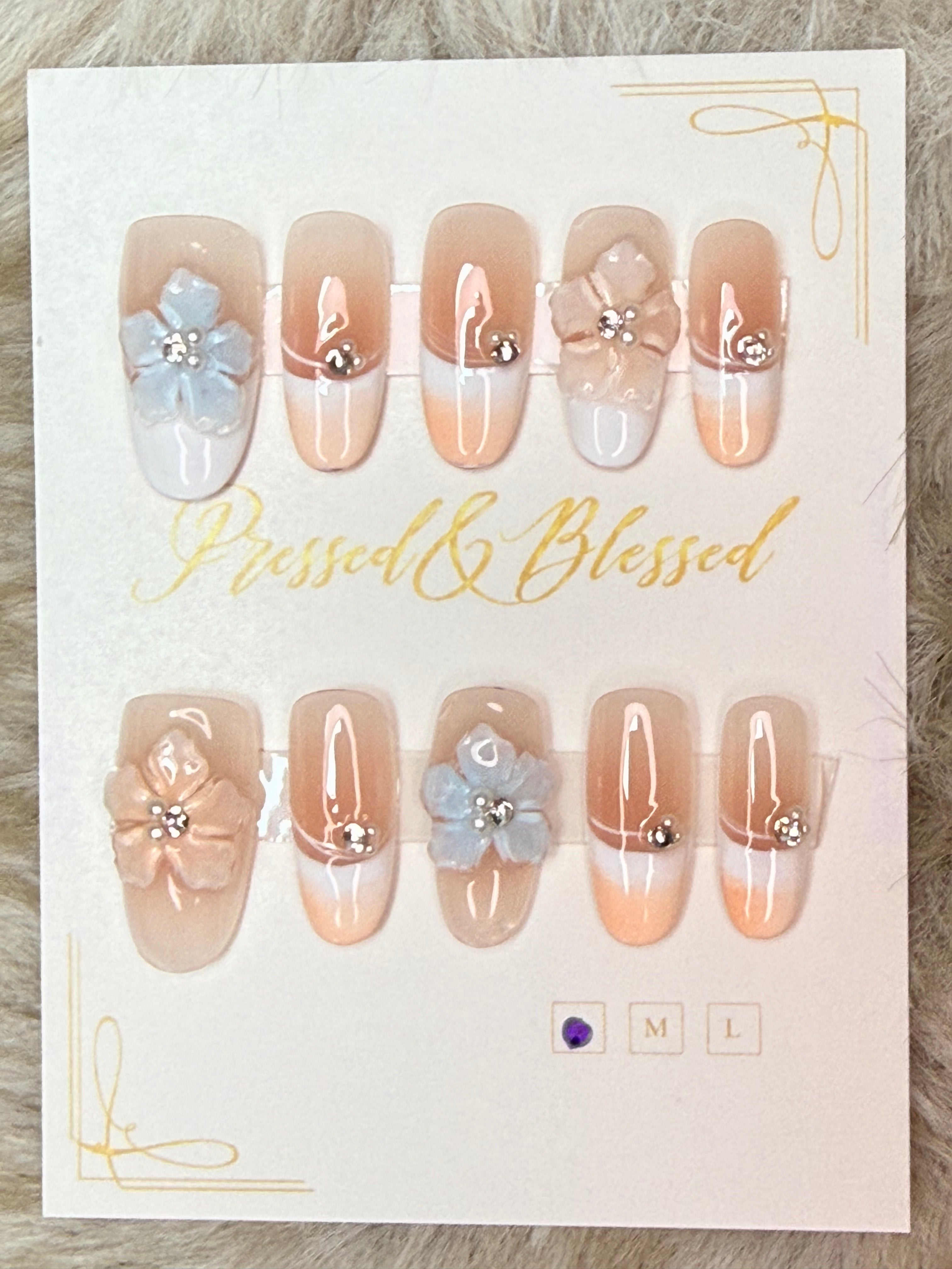 100 Cloud Nine Cutie - Luxury Press-On Nails