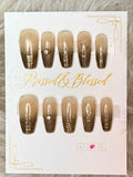 086 Gold Rush Ombre - Luxury Press-On Nails