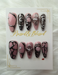 181 Lady of the Last Watch - Luxury Press-On Nails