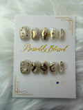 033 The Golden Meridian - Luxury Press-On Nails