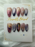 179 The Opaline Sky - Luxury Press-On Nails