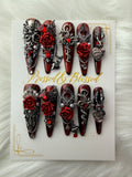 044 The Red Woman - Luxury Press-On Nails