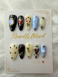 045 Courtship & Chaos - Luxury Press-On Nails