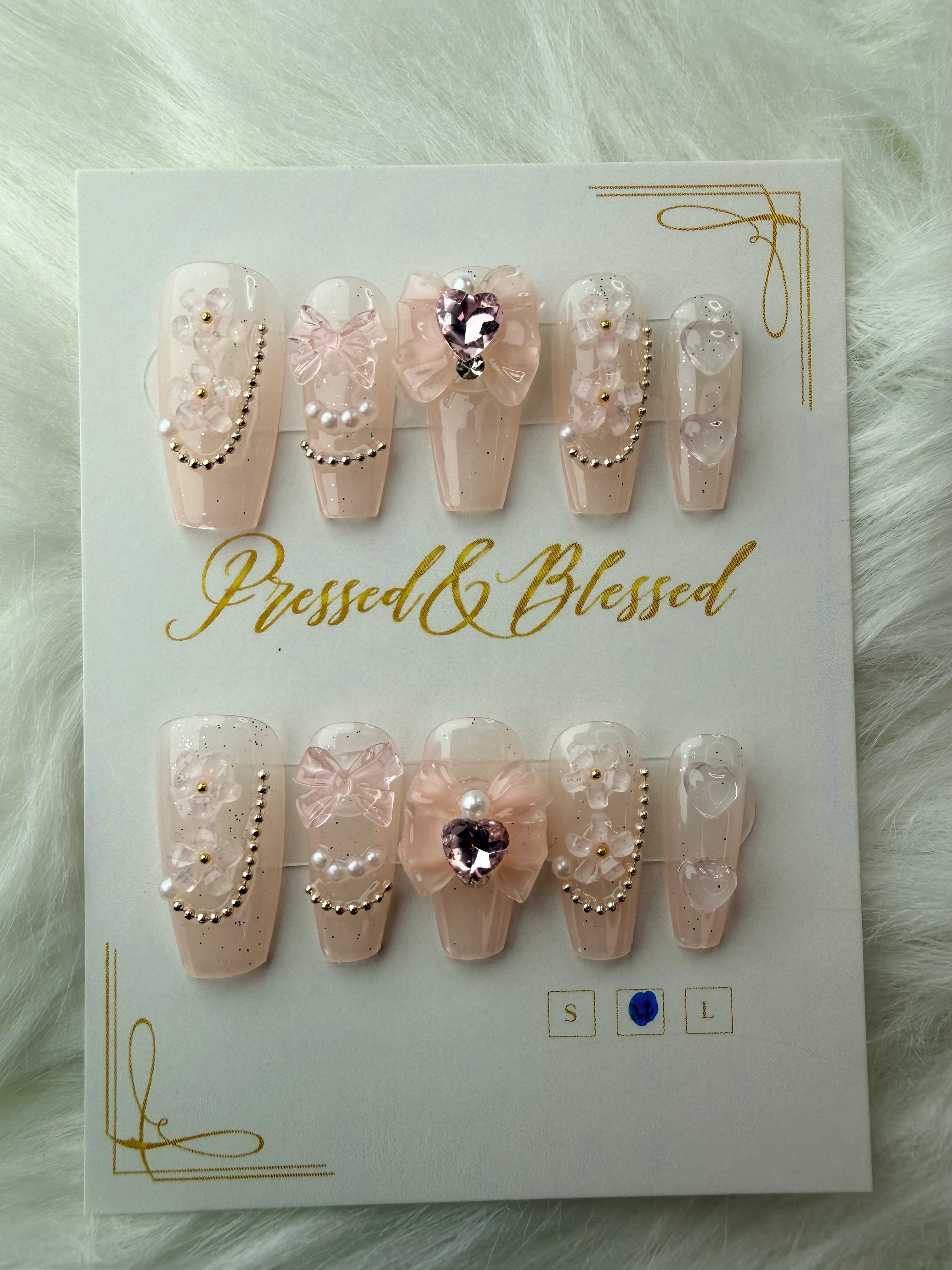 176 Pastel Prestige - Luxury Press-On Nails