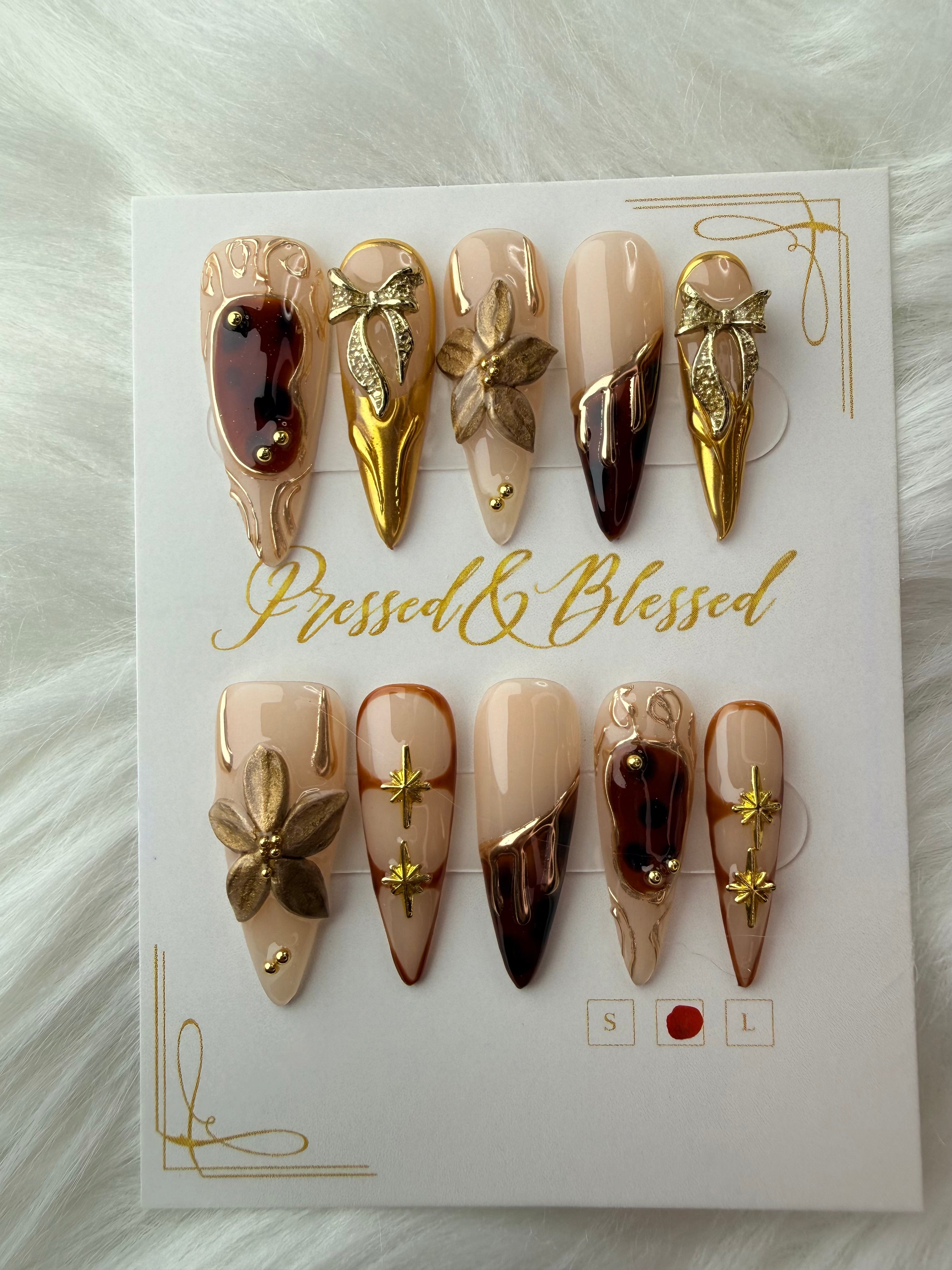 049 Versailles Vibes - Luxury Press-On Nails