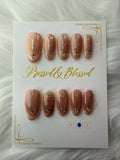 171 Golden Hourglass - Luxury Press-On Nails