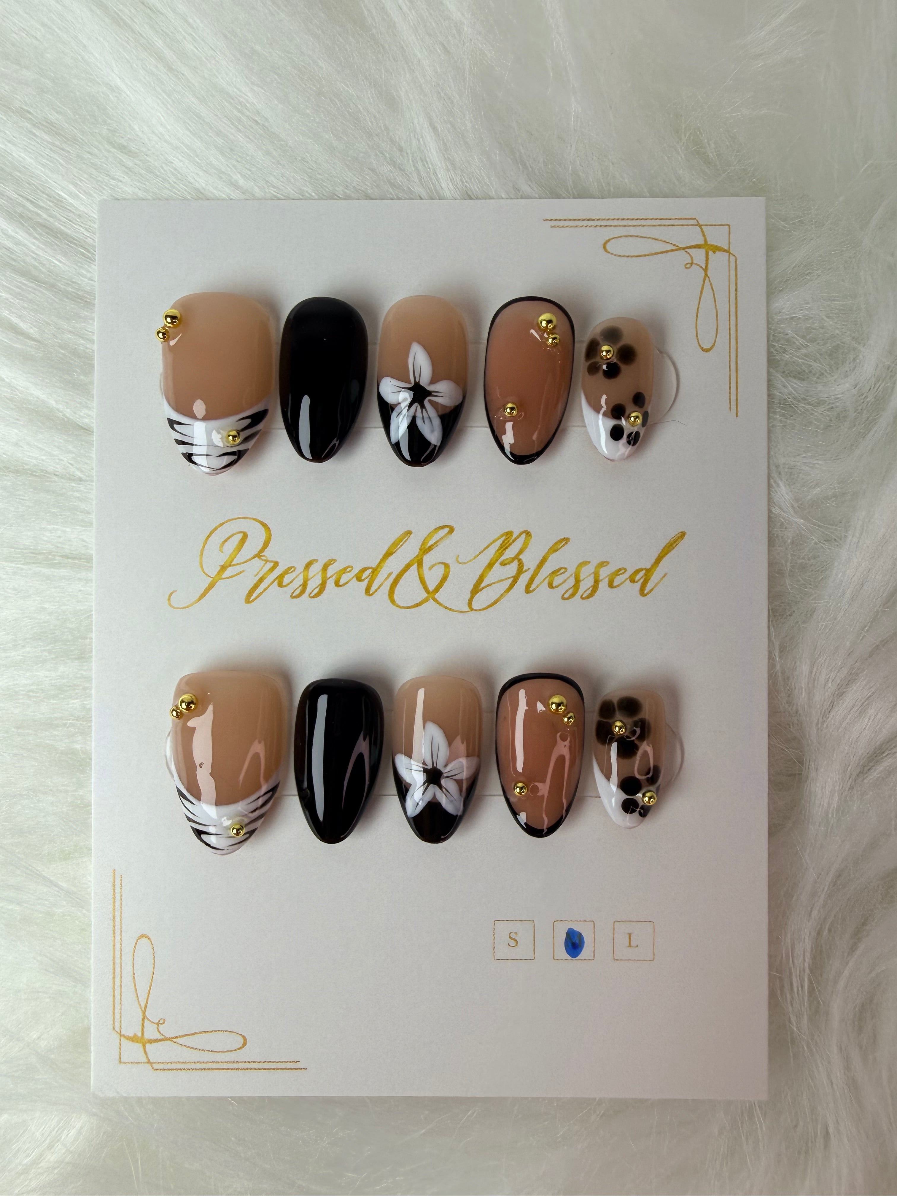 018 Savage Sophistication - Luxury Press-On Nails