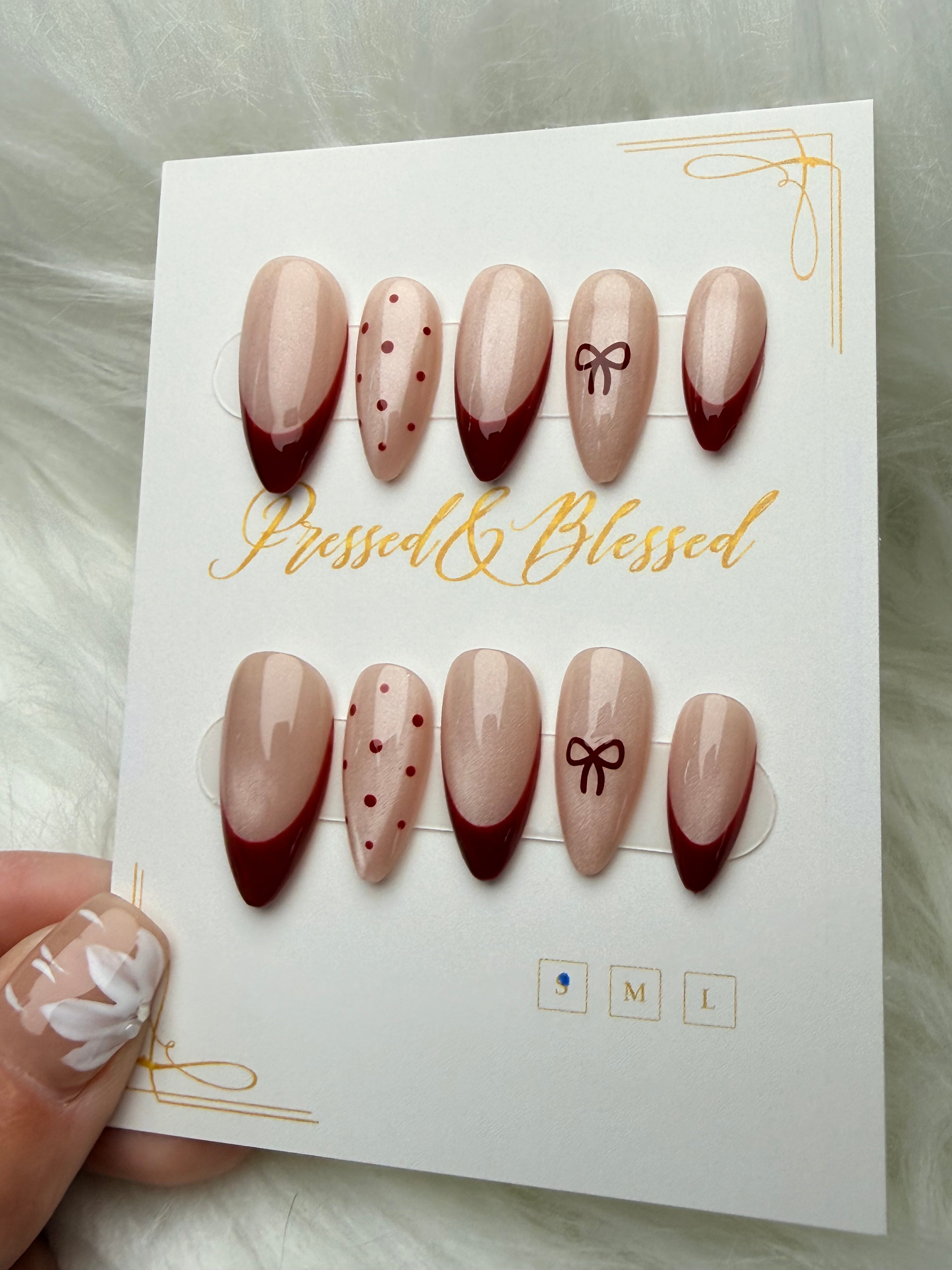 0034 Leah - Luxury Press-On Nails